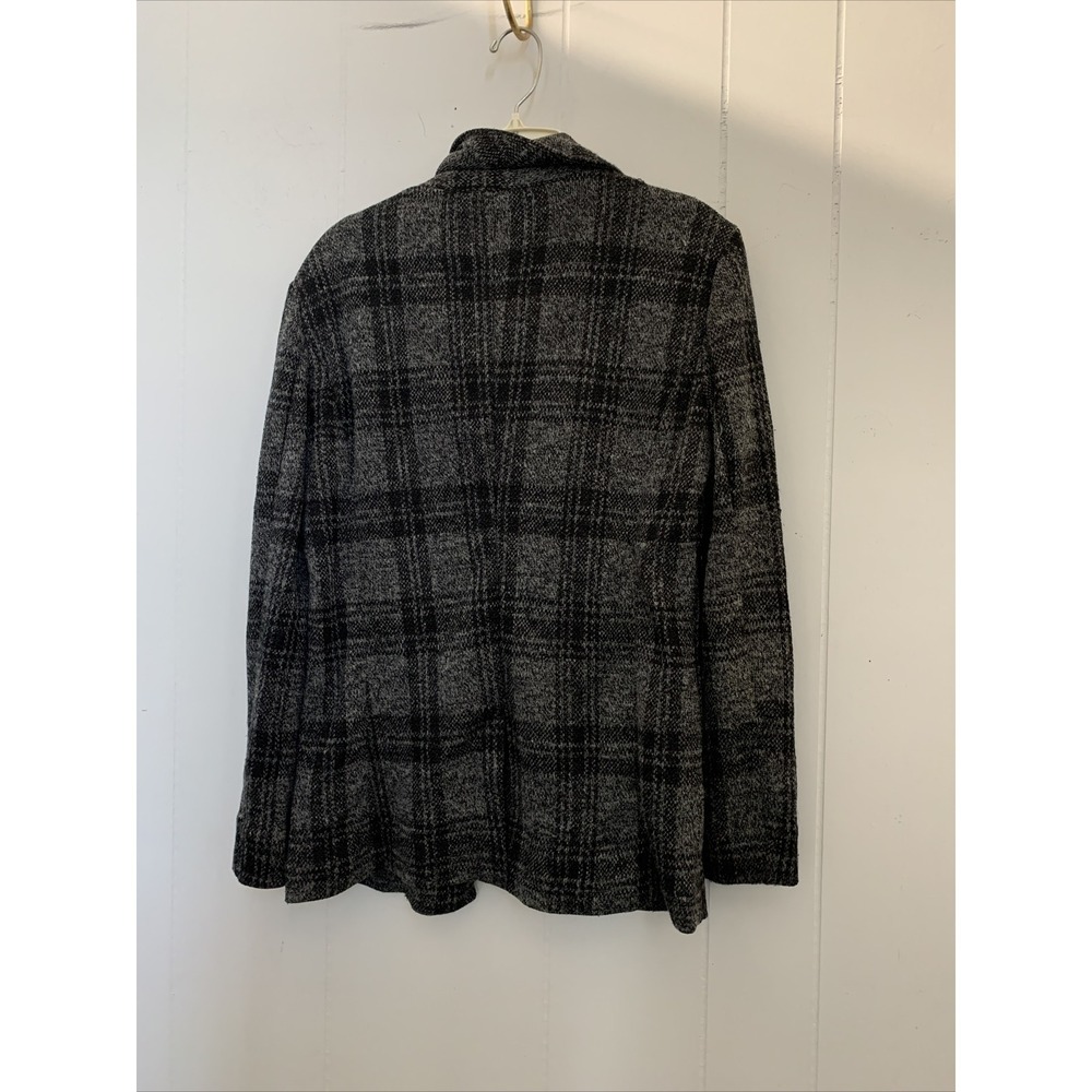 LC Lauren Cardigan Women's‎ Small Conrad Black Striped Long Sleeve Knit Sweater - Picture 7 of 10